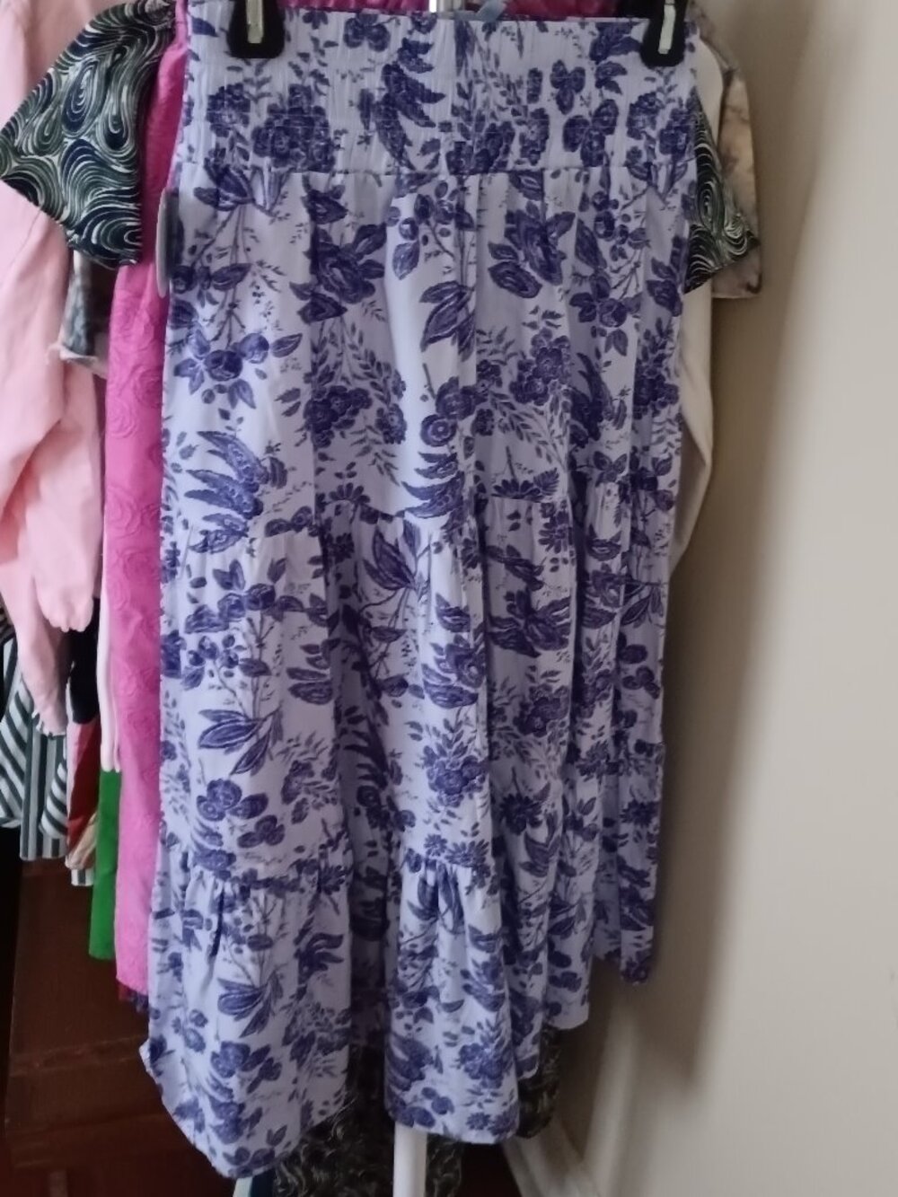 NWT Hill House Lilac Tonal Floral The Florence Nap Skirt Size XS - Picture 5 of 7